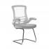 LUNA WHITE SHELL VISITOR CHAIR