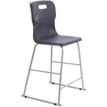 610mm CHARCOAL TITAN HIGH CHAIRS