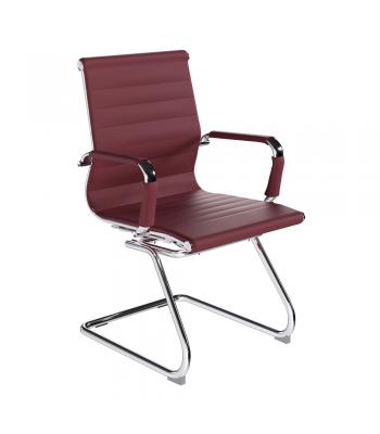 AURA MEDIUM BACK BONDED LEATHER VISITOR CHAIR