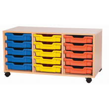 WILLOWBROOK TRIPLE COLUMN TRAY STORAGE UNITS