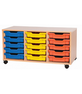 WILLOWBROOK TRIPLE COLUMN TRAY STORAGE UNITS