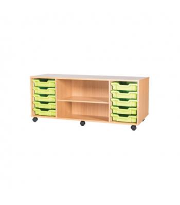WILLOWBROOK QUAD TRAY UNITS WITH SHELF