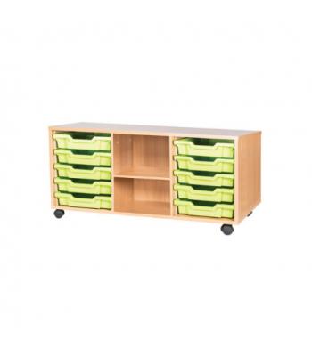 WILLOWBROOK TRIPLE TRAY WITH SHELF