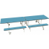 RECTANGULAR MOBILE FOLDING BENCH UNIT