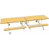 RECTANGULAR MOBILE FOLDING BENCH UNIT