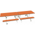 RECTANGULAR MOBILE FOLDING BENCH UNIT
