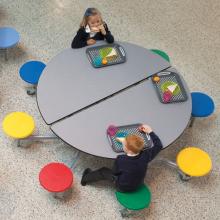 ROUND / OCTAGONAL MOBILE SEATING UNITS - SCHOOLSRUS