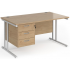 MAESTRO 25 CONTRACT FIXED PEDESTAL DESK