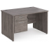 MAESTRO 25 PANEL END FIXED PEDESTAL DESK MAESTRO 25 PANEL END FIXED PEDESTAL DESK