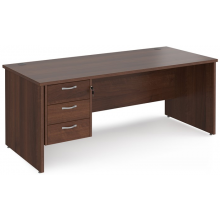 MAESTRO 25 PANEL END FIXED PEDESTAL DESK MAESTRO 25 PANEL END FIXED PEDESTAL DESK