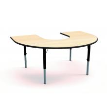 HEIGHT ADJUSTABLE HORSESHOE TABLES