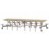 GOPAK GoRoll FOLDING TABLE - 16 STOOL