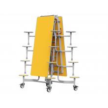 GOPAK GoRoll FOLDING TABLE - 16 STOOL GOPAK GoRoll FOLDING TABLE - 16 STOOL