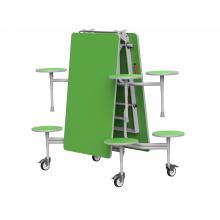 GOPAK GoRoll FOLDING TABLE - 8 STOOL