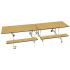 RECTANGULAR MOBILE FOLDING BENCH UNIT RECTANGULAR MOBILE FOLDING BENCH UNIT