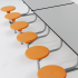SPACERIGHT 12 SEAT RECTANGULAR MOBILE FOLDING TABLE SPACERIGHT 12 SEAT RECTANGULAR MOBILE FOLDING TABLE